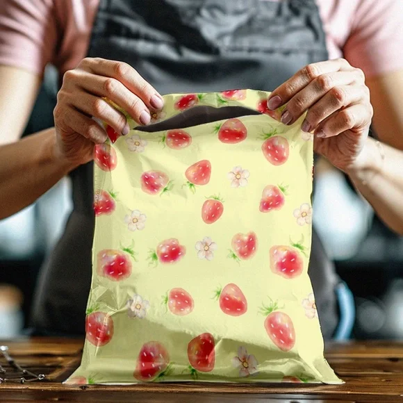 Strawberries Poly Mailer’s 10x13 Pack of 25 - Picture 7 of 9